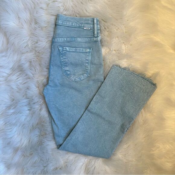 Mother The Insider Crop Step Fray Jeans - Picture 8 of 13